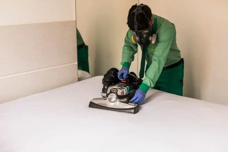 Sanitização de colchões